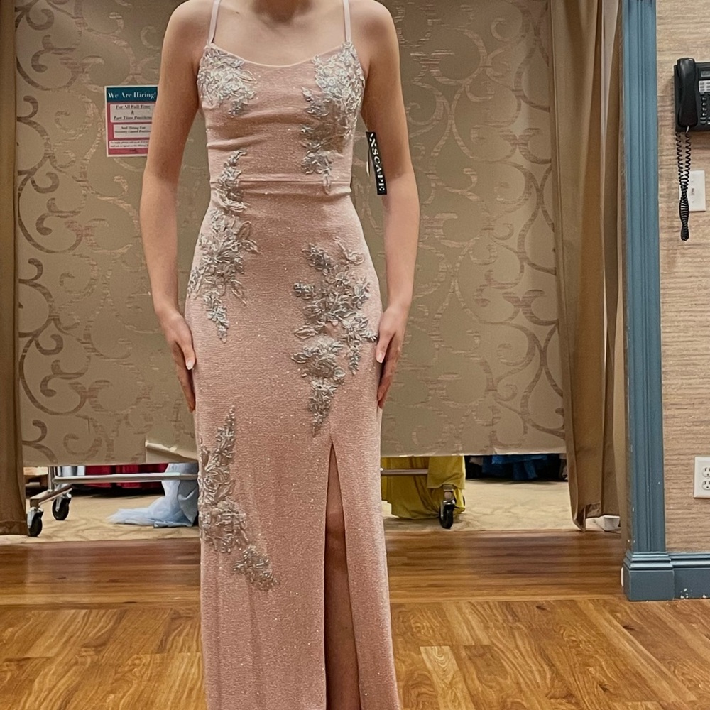 Beautiful baby pink prom dress brand new